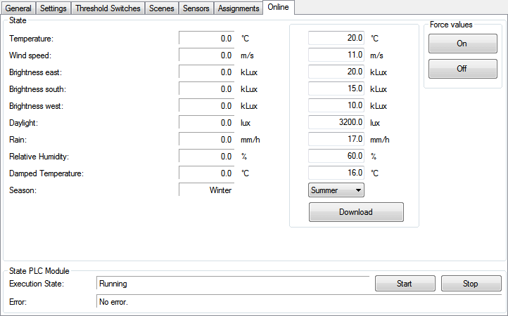 Weather station with analog/digital signals 5: