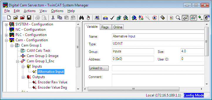 Encoder configuration 2:
