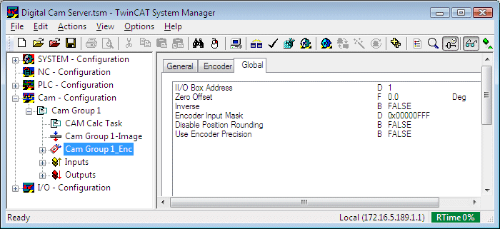 Encoder configuration 3: