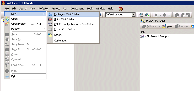 Integration in CodeGear C++Builder 2009 1: