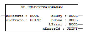 FB_UnlockTrafoParam 1: