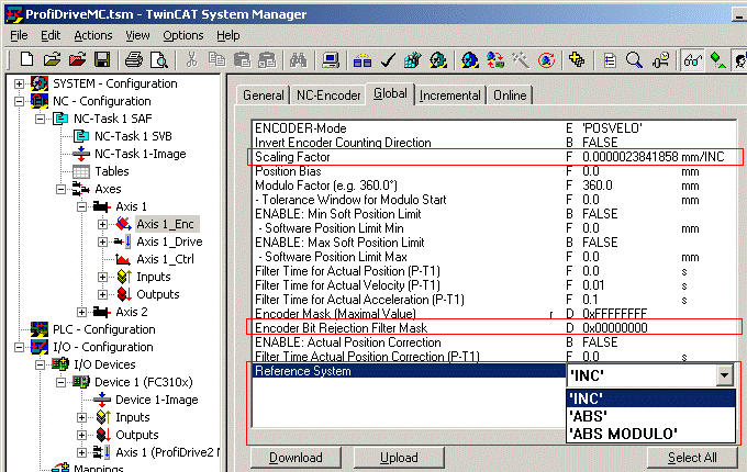 TwinCAT NC Configuration 6:
