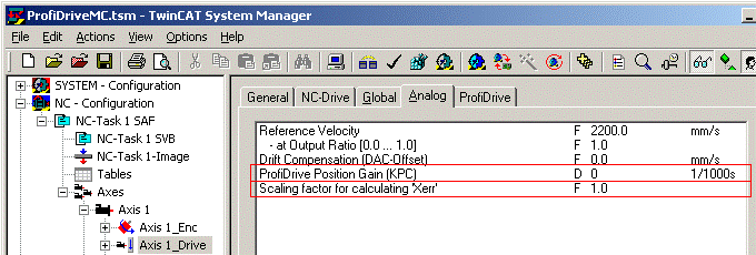 TwinCAT NC Configuration 11: