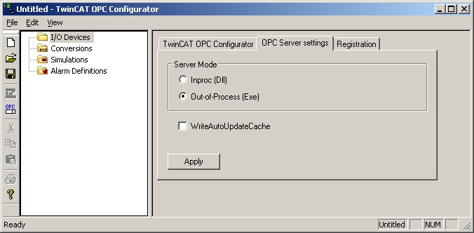 OPC Server as EXE / DLL (out-of-process / in-process) 2: