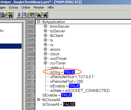 TcSocketHelper.lib examples 1:
