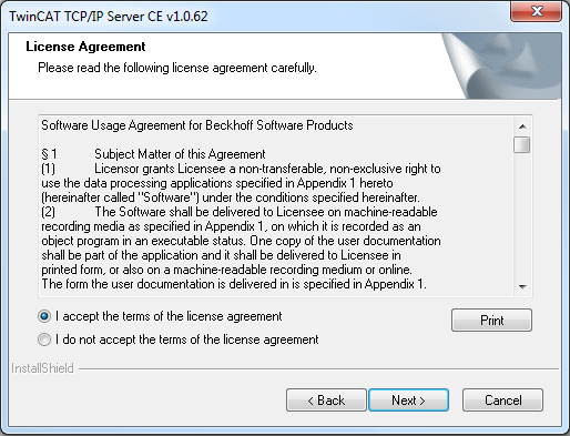 Installation Windows CE 2:
