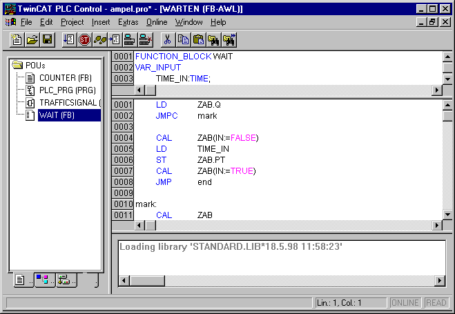 Instruction List Editor 1: