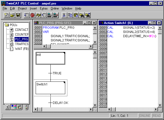Sequential Function Chart Editor 1: