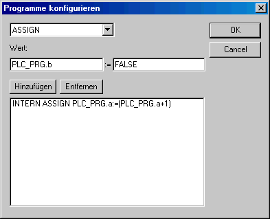 Special input possibilities for operating versions 1: