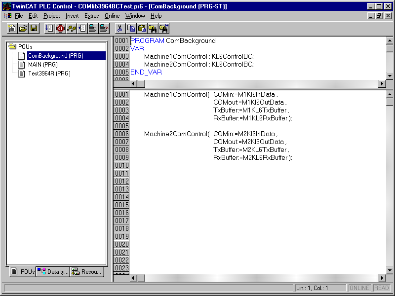Background Communication 1: