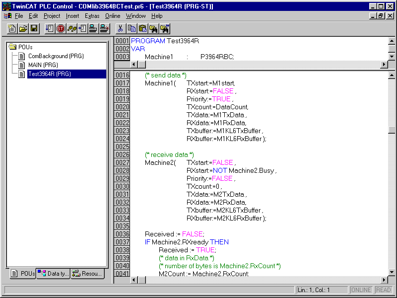 3964R Protocol 1: