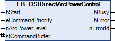 FB_DSIDirectArcPowerControl 1: