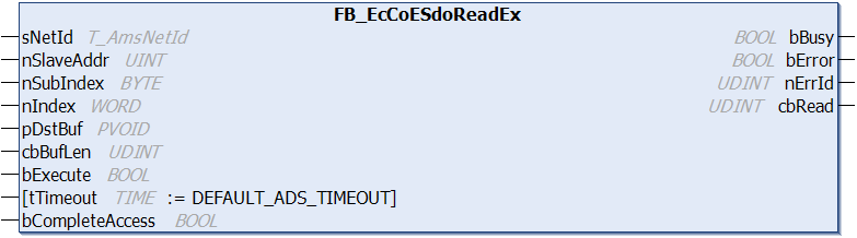 FB_EcCoeSdoReadEx 1: