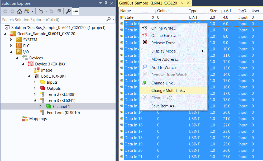KL6041 with CX5120 6: