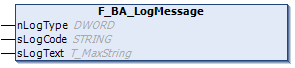 F_BA_LogMessage 1: