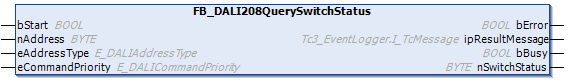 FB_DALI208QuerySwitchStatus 1: