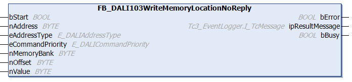 FB_DALI103WriteMemoryLocationNoReply 1: