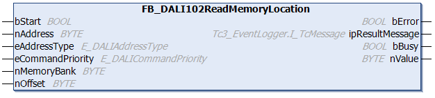 FB_DALI102ReadMemoryLocation 1: