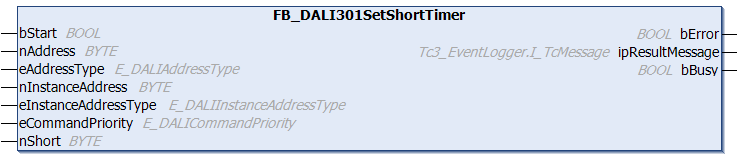 FB_DALI301SetShortTimer 1: