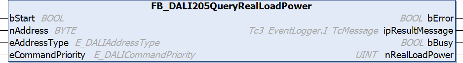 FB_DALI205QueryRealLoadPower 1: