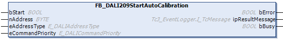FB_DALI209StartAutoCalibration 1: