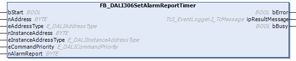 FB_DALI306SetAlarmReportTimer 1: