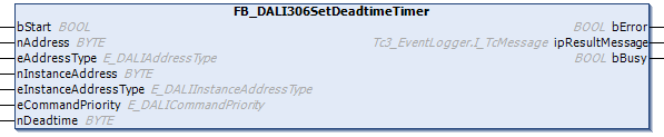 FB_DALI306SetDeadtimeTimer 1: