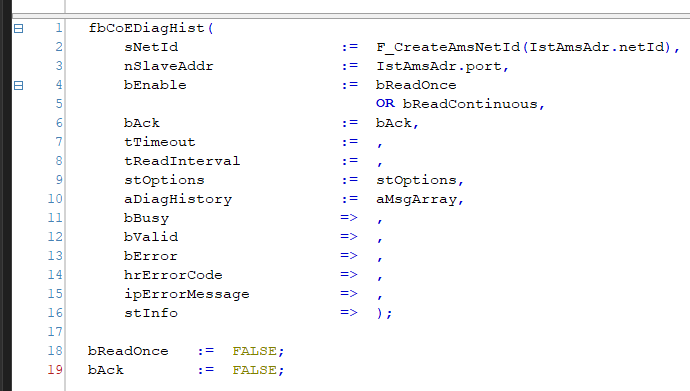Tutorial for FB_CoE_DiagHistory_Read 6: