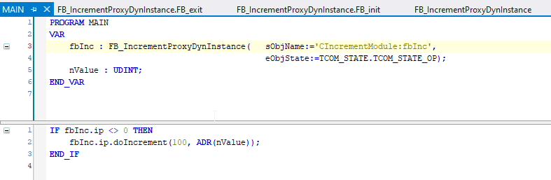 Creating an FB in the PLC that creates the C++ object and offers its functionality 6: