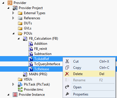 Creating an FB in the first PLC which provides its functionality globally 7: