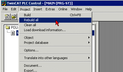 Transmission of cyclic process data as DMX master (EL6851) 7: