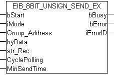 EIB_8BIT_UNSIGN_SEND_EX 1: