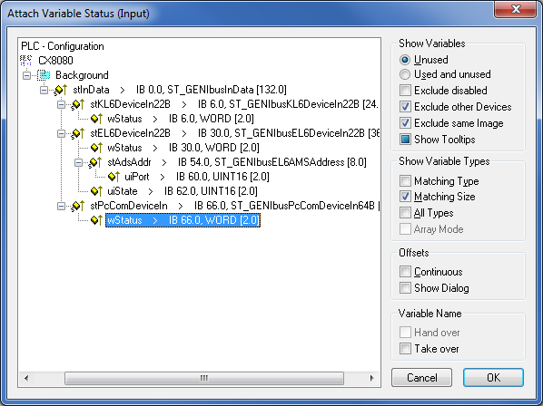 Settings when using the on-board RS485 interface 4: