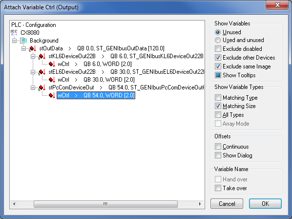 Settings when using the on-board RS485 interface 8: