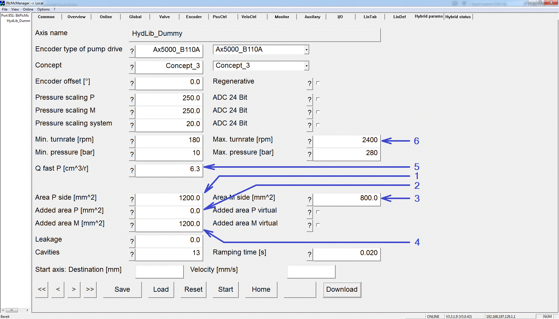 Electric/hydraulic hybrid axes 17: