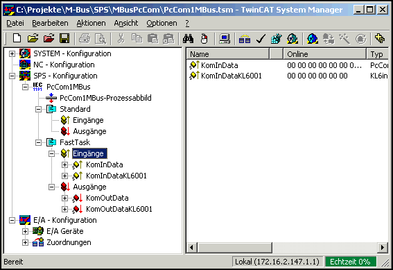 Configuration with 2 tasks 5: