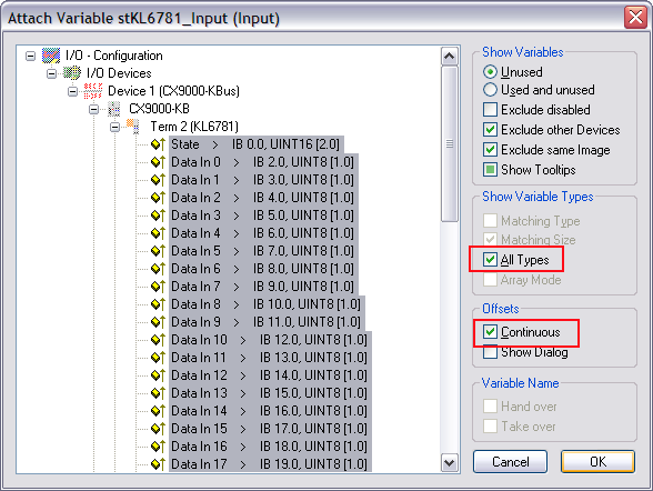 KL6781 - Linking to the System Manager 2: