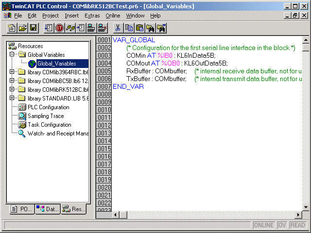 Global Variable 1: