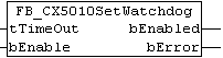 FB_CX5010SetWatchdog 1: