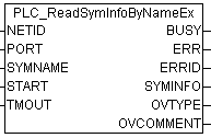 PLC_ReadSymInfoByNameEx 1: