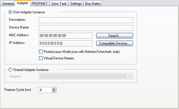 Activation of the PROFINET Controller Supplement 3: