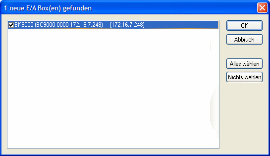 Ethernet - Setting up the bus terminals 11: