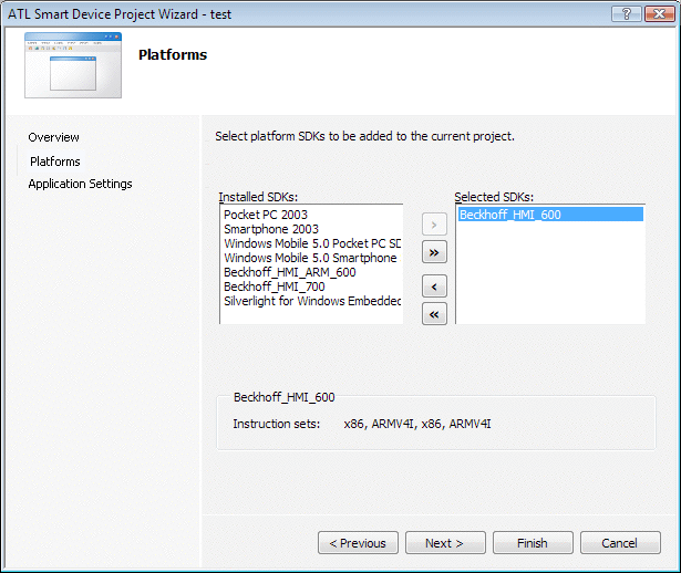 Example for a machine with Microsoft Silverlight for Windows Embedded 5: