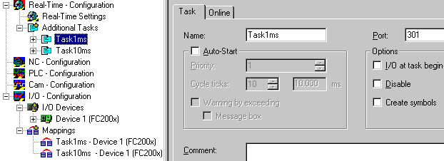 The I/O Tasks 1: