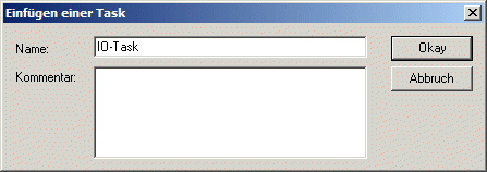 Setting up an IO task 3: