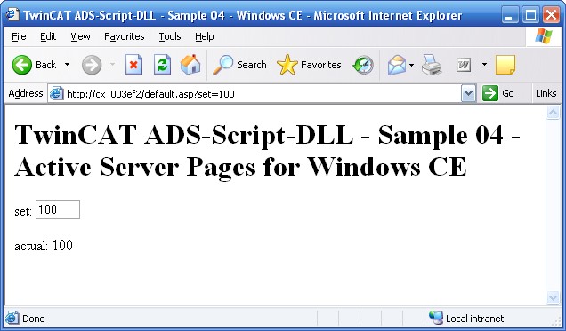 Active Server Pages for Windows CE 1: