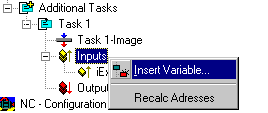 Configuration of Variables 1: