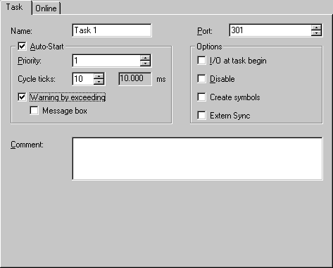 Task Settings 1: