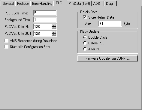Merging the BC3100 in the TwinCAT System Manager 10: