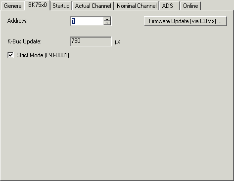 BK7500 (SERCOS interface) 1: